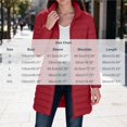 thumbnail image 3 of Enjoytime Quilted Jackets for Women Long Sleeve Zip Up Hooded Puffer Coat Winter Warm Soft Lightweight Stand Collar Long Jacket, 3 of 8