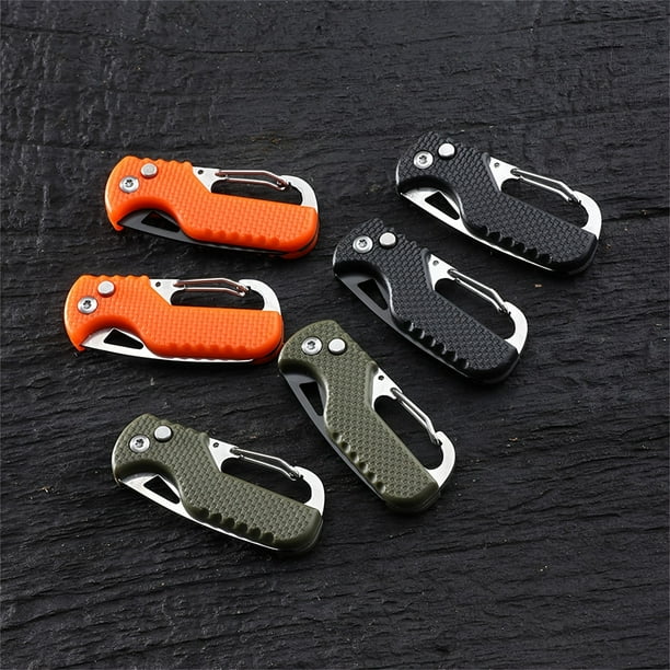 Outdoor Multitool Serrated Pocket Knife Hook Blade Utility Knife