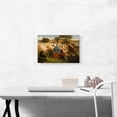 thumbnail image 2 of ARTCANVAS Mrs. Schuyler Burning Wheat Fields On Approach Of British Canvas Art Print by Emanuel Leutze - Size: 18" x 12" (1.50" Deep), 2 of 9