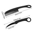 thumbnail image 2 of Stainless Steel Portable Comb Knife | Dual-Use Comb with Built-In Blade | Durable Multifunction Travel Tool | Easy to Clean | Outdoor Utility | 1 Piece | Compact Size, 2 of 6