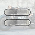 thumbnail image 4 of FUTUREORYY 2Pcs Motorcycle Modified Turn Signal Reflector Lamp ABS White Style, 4 of 8