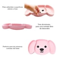 thumbnail image 4 of Plato Para Bebé Con 3 Divisiones, Forma De Perro Y Cubiertos, 4 of 8