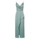 thumbnail image 4 of ICHUANYI Clearance Sexy Women's Fashion Sleeveless Solid V-Neck Ladies Camies Zipper Vest Long Dress(Green, XXL) ICHUANYI WER2023080916396, 4 of 5