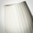 thumbnail image 3 of Sullivans 9" Modern White Ribbed Vase, 3 of 11