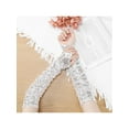 thumbnail image 7 of Women's Long Hook Finger Sequins Fingerless Arm Sleeves Shiny Bling Cosplay Gloves for Female Costume Vintage Opera Dance Party Silver, 7 of 7