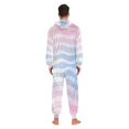 thumbnail image 4 of FORMRS Onesies Pajama for Adults Unisex Hoodie Winter Jumpsuit One Piece Sleepwear, Sizes S-2XL, Light Blue Gradient, 4 of 7