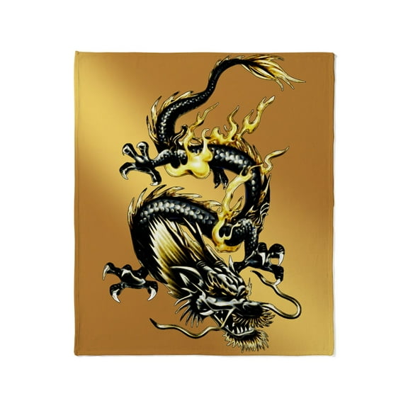 CafePress - Dragon Throw Blanket - Soft Fleece Throw Blanket, 50"x60" for All Ages