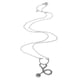 thumbnail image 1 of Collar Colgante Estetoscopio Equipos de Decoracion para Fiestas,Bodas,Festivales Plata Fernando Collar colgante, 1 of 7
