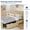 Four drawers, variant on Boho Rattan Bed Frame with Natural Cane Headboard - Sturdy Metal & Wooden Slat Platform - 4 Storage Drawers, Silent Design, Easy Assembly - Full Size