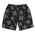 thumbnail image 3 of Uemuo Turtle Pattern Men's Swim Trunks Hawaiian Beach Bathing Suit Swimsuits Beach Quick-Dry Shorts with Pockets-XX-Large, 3 of 9