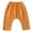 Yellow, variant on UngA Toddler Boys Girls Basic Cotton Linen Cropped Harem Pants Little Kids Summer Casual Loose Bloomers Ankle Pants (Black,5-6 Years)
