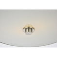 thumbnail image 5 of Indoor Modern Home Decor Bright Hazen 2 Light 12" Burnished Nickel Flush Mount, 5 of 6