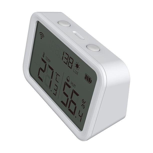 Seitruly Tuya Smart life WiFi Sensor de temperatura y humedad interior higrómetro termómetro Detector compatible con Electrónica