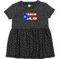 thumbnail image 3 of Inktastic Puerto Rico Flag in Text Girls Baby Dress, 3 of 5