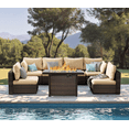 thumbnail image 7 of TANGJEAMER 7 Pieces All-Weather PE Rattan Sectional Sofa with Cushions and Fire Pit Table for Party and Family Gathering(Beige cushions), 7 of 7