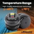 thumbnail image 4 of maXpeedingrods 5000 lbs Rear Air Suspension Bags Kit for Dodge Ram 3500HD Cab & Chassis Only 2WD 4WD 2007-2025 Air Helper Spring Kit, 4 of 9