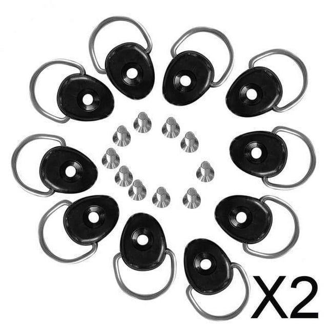 Pack de 10 Tornillos de Acero Inoxidable shamjiam para Kayak Canoa