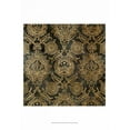 thumbnail image 2 of Goldberger, Jennifer 18x24 Black Ornate Wood Framed with Double Matting Museum Art Print Titled - Golden Damask IV, 2 of 4