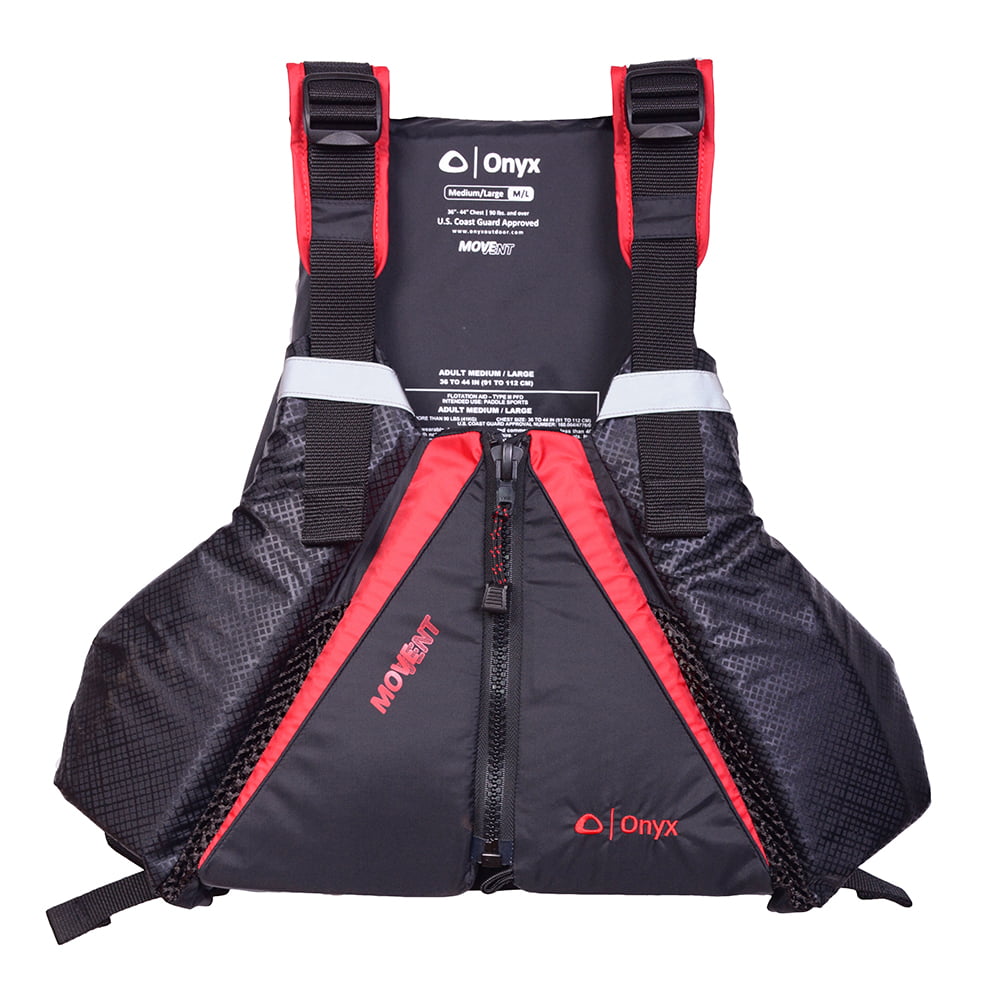 CLOSEOUT - Onyx MoveVent Curve Paddle Sports PFD - XL/2XL - Red