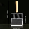 thumbnail image 4 of Cat Litter Shovel Stainless Steel Wooden Handle Easy To Rust Washable Kitten Litter Scoop Cats Toilet Cleaning Shovel Tool Kitty Metal Scooper, 4 of 7