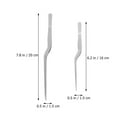 thumbnail image 5 of FUEENIRVA Cooking Tweezers Pointed Tips Silver 2Pcs, 5 of 6