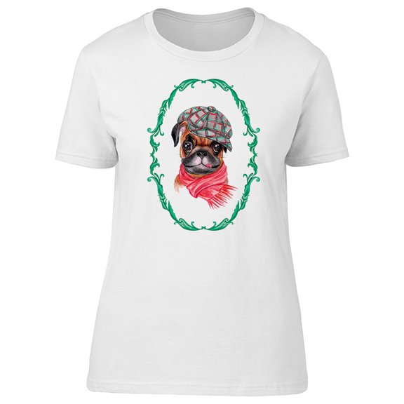 Cute Classy French Dog Tee Women's -Image by Shutterstock