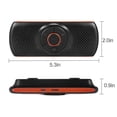 thumbnail image 3 of Altavoz Bluetooth para coche, manos libres inalámbrico, graves estéreo mejorados, micrófono integrado, lector de tarjetas TF, altavoz portátil con control de voz del Asistente de Google., 3 of 5