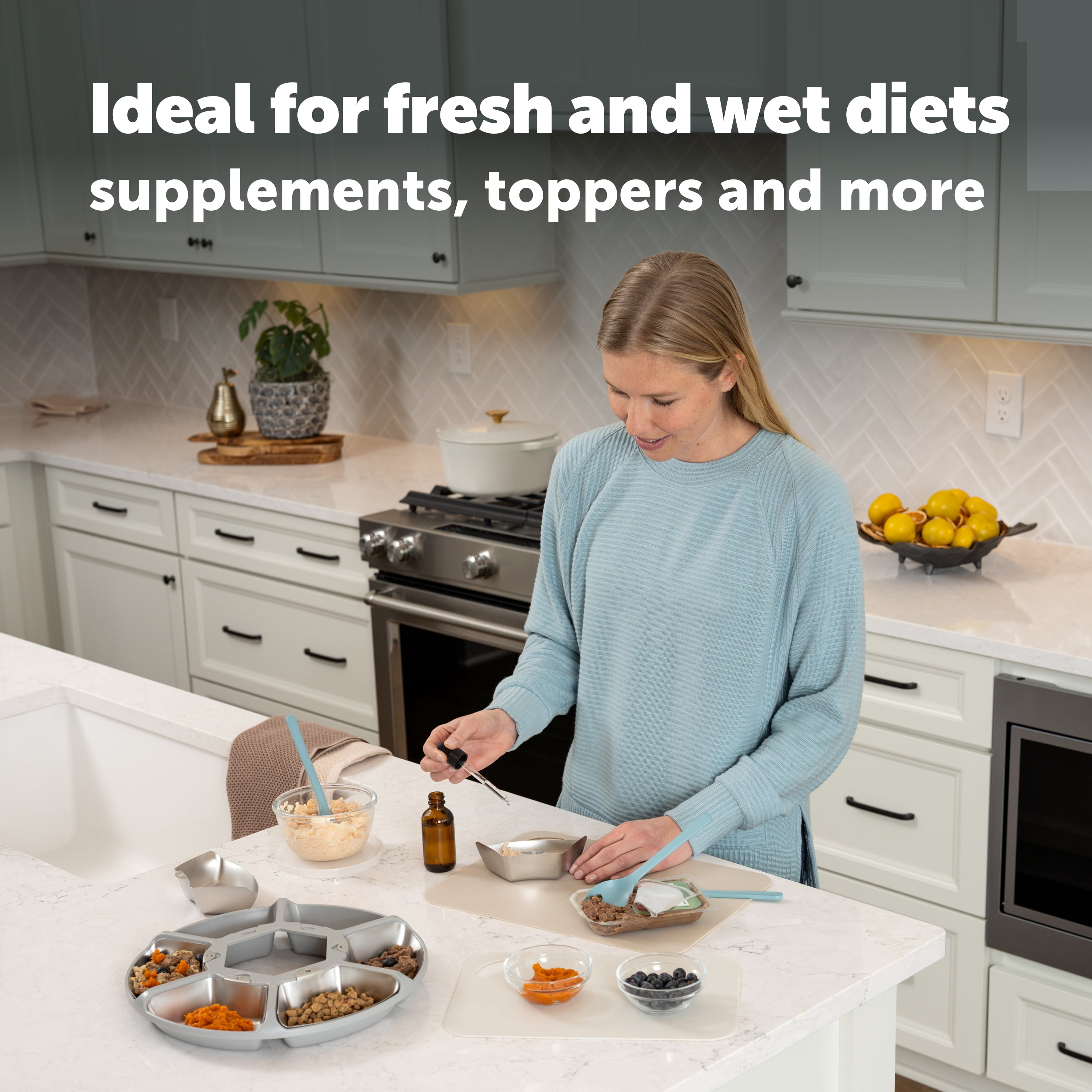 PetSafe FreshFeed Refrigerated Pet Feeder – Automatic Wet Food Feeder for Cats & Small Dogs – App Control – 6 Fresh Meals – Stainless Steel Inserts – Black