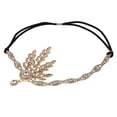 thumbnail image 3 of Diadema de cabellero con Artificiales Cinta de Cabello Elástica Joyas para Mujer Señora Oro Salvador Diadema Flapper para mujer, 3 of 4