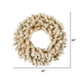 thumbnail image 2 of Vickerman A193547 Couronne Dorée Givrée de 48 Po avec Embouts en PVC 360, 2 of 2