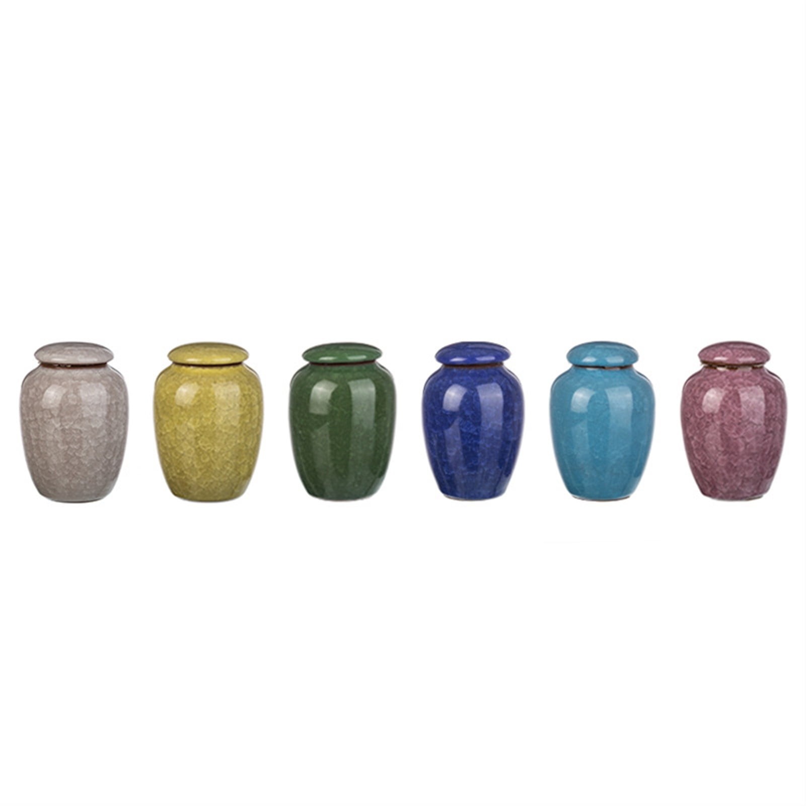 Small Pet Urn Bird Dog Pet Urns Cremation Pet Caskets Funeral Vase Cat Cremation Ash Made Ceramics Hand Painted
