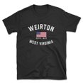 thumbnail image 1 of Weirton West Virginia Patriot Men's Cotton T-Shirt, 1 of 1