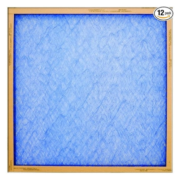 E-Z Flow II Furnace Filters Fiberglass Flat Panel 12-Pack 18x18x1