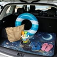 thumbnail image 2 of Xixirimido Cat Dandelion Moon Starry Night Print Universal Car Trunk Mat 29" x 39", All Weather Trunk Protection Durable Cargo Liner Mat Auto Interior Accessories Fit for Most Car Models, 2 of 7
