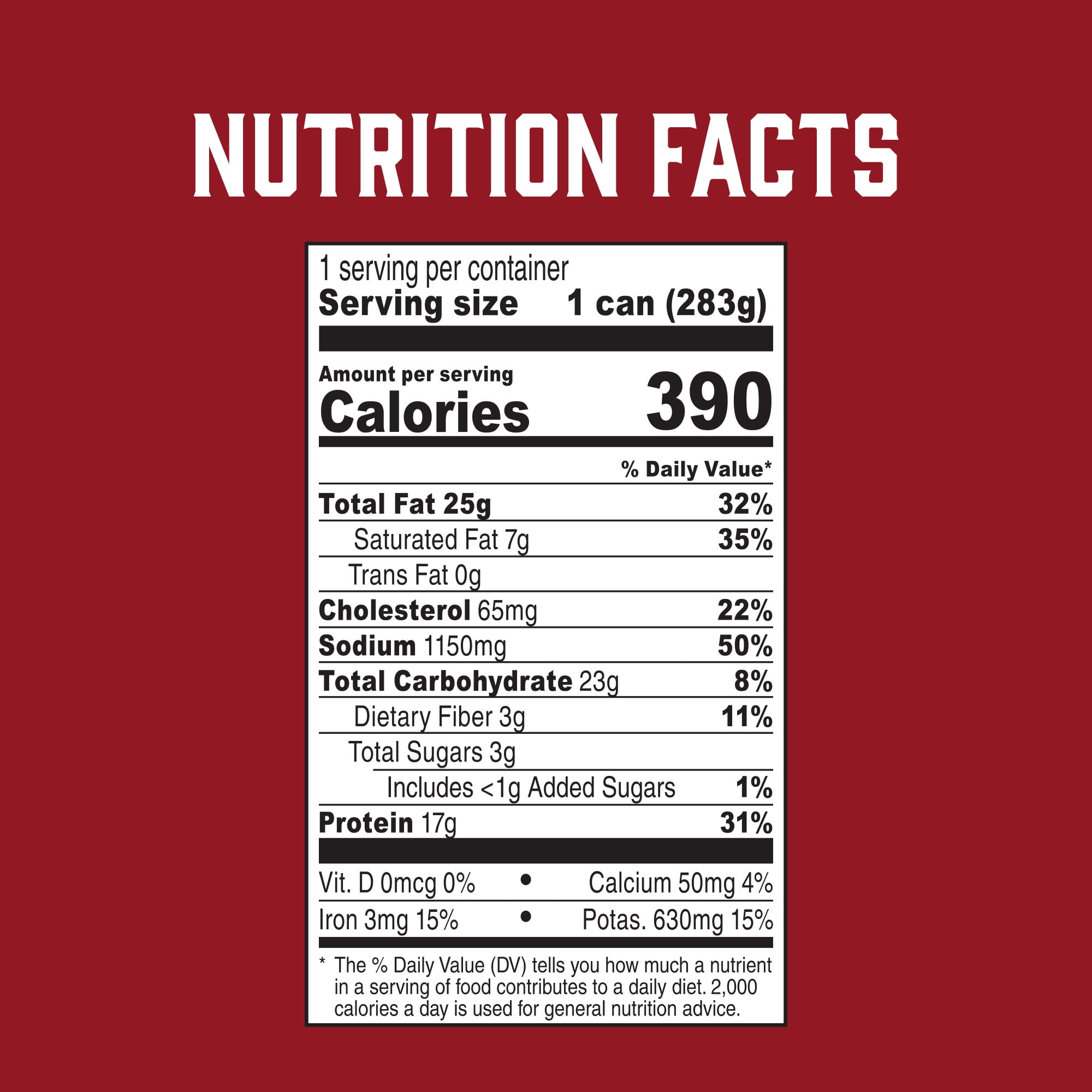 (8 pack) Wolf Brand Chili No Beans, 17g Protein per Serving, 10 oz. Can