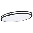 thumbnail image 5 of Nuvo Glamour LED 32-in Flush Mount Fixture Black Oval Shape CCT Selectable, 5 of 13