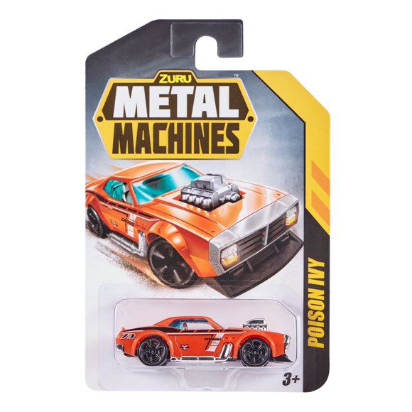 Ensemble de 1 petite voiture de course Machines en métal (les styles peuvent varier)