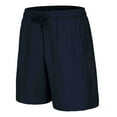 thumbnail image 2 of Mens Gym Shorts - Men's Summer Outdoor Shorts Casual Work Flat Front Shorts Stretch Waist Athletic Gym Short Activewear Workout Shorts for Men, 2 of 4