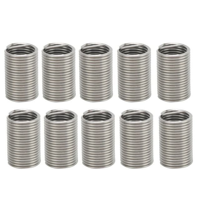 M18 X 2 Inserts de Réparation de Filetage, Écrou de Réparation de Filetage en Acier Inoxydable Inserts de Filetage Durables pour Fournitures Industrielles 1d, 1.5d, 2.5d
