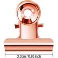 thumbnail image 1 of 50 Pcs Small Bulldog Paper Clips Small Clips Binder Clips File Paper Money Clamps for Office Shops, 1 of 3