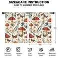thumbnail image 2 of Blackout Kids Curtains,Mushroom and Butterfly Childrens Insulated Curtains Set Of 2,Bedroom Essentials,Toddler Room Decor 42x54in(106x137cm), 2 of 4
