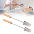 thumbnail image 1 of 2pc Cupping Booster Ignition Rod, Wooden Handle Stainless Steel Traditional Cupping Torch, Alcohol Cotton Torch Cupping, Igniter For Repeated Use, 1 of 8