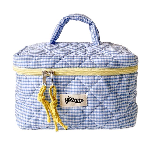 Neceser portátil de gran capacidad para viajes, disponible en varios colores: organizador de artículos de tocador moderno y versátil.