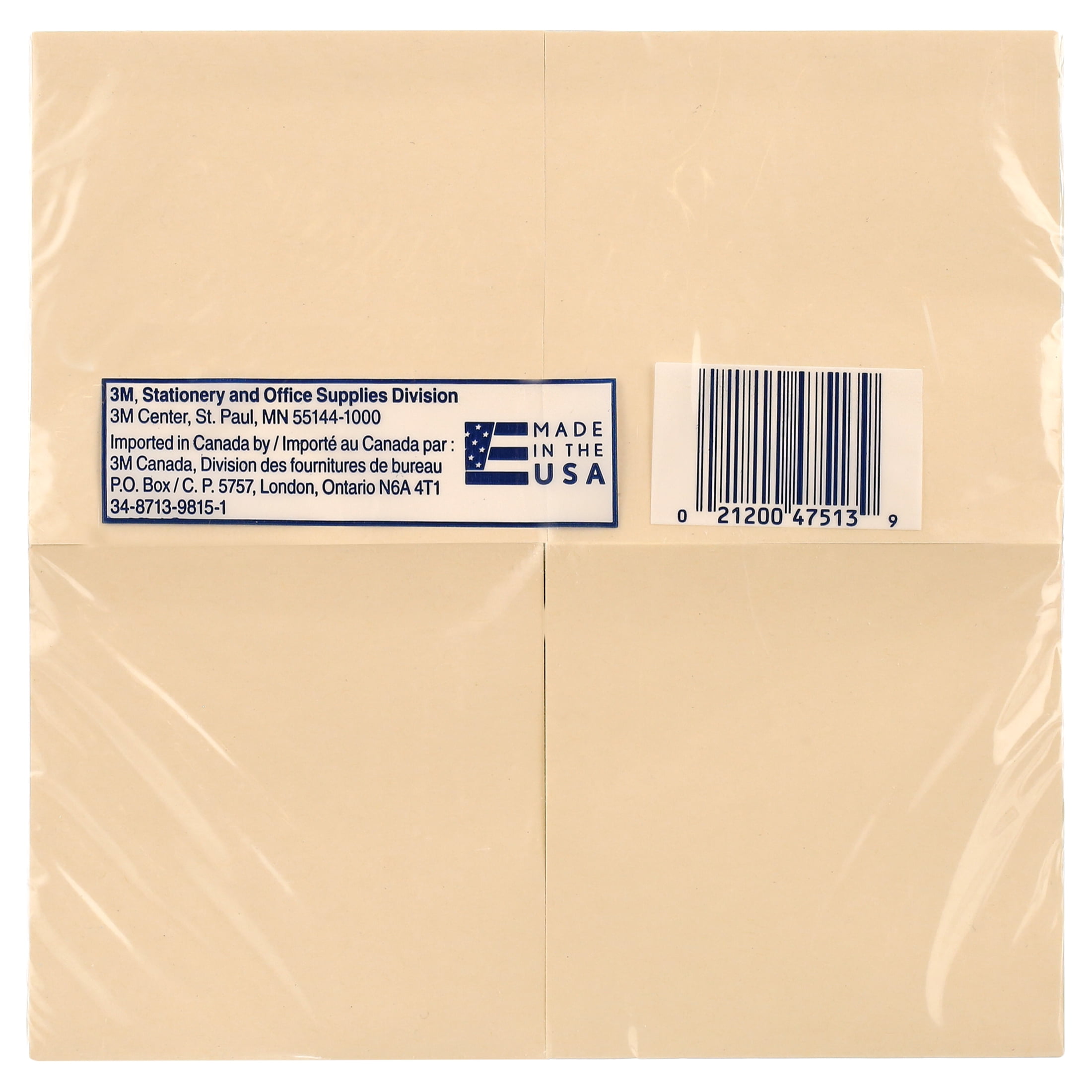 Highland Notes, 3 in. x 3 in., Yellow, 24 Pads/Pack