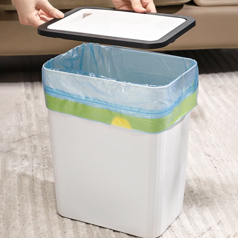 Bathroom Trash Can Garbage Can With Lid Trash Bin Large Capacity For Kitchen Bedroom Living Room Toilet Trash Can