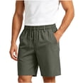 thumbnail image 3 of IhhxPro Big & Tall Men's Running Shorts with Pockets Drawstring Elastic Waist Quick-Dry Athletic Breathable Lightweight Loose Fit for Gym Jogging Training Summer L-5XL, 3 of 7