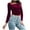 Wine-32, variant on Mittory Women's Square Neck Mesh Long Sleeve Bodysuit Shirts Ruched Body Suit Sexy Sheer Tops Date Night Outfit