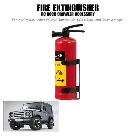 Fire Extinguisher RC Rock Crawler Accessory for 1/10 Traxxas Redcat RC4WD Tamiya Axial SCX10 D90 Land Rover