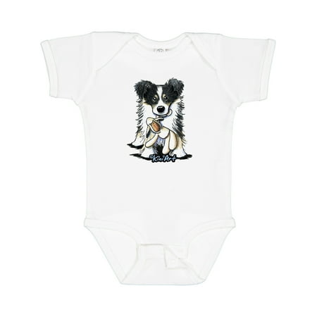 

Inktastic Tri-Color Border Collie Gift Baby Boy or Baby Girl Bodysuit