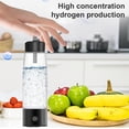 thumbnail image 3 of Hydrogen Water Bottle Generator, Hydrogen Water Bottle High Borosilicate Glass  for Home, 3 of 7